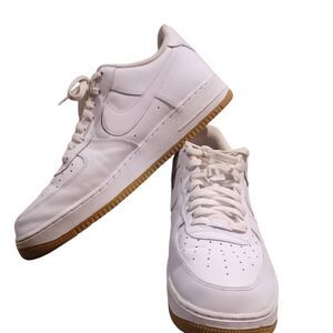 Nike Air Force 1 Low White Gum Sole Size 14